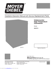 Moyer Diebel 351HT Installation And Operation Manual