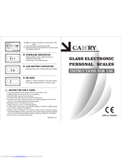 Camry EB9-4A series Instructions For Use