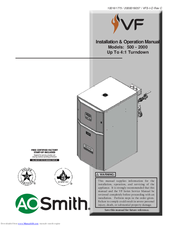 VF VWH1000N Installation & Operation Manual