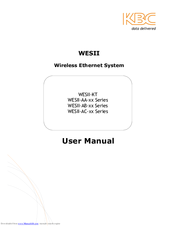 KBC WESII-KT User Manual