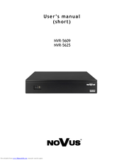 Novus NVR-5609 User Manual