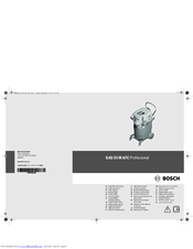 Bosch GAS 55 M AFC Professional Original Instructions Manual