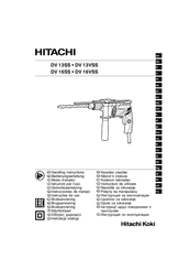 Hitachi DV 13SS Handling Instructions Manual