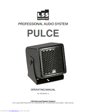 LSS PULCE Operating Manual