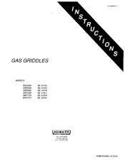 Hobart GGO48S Instruction Manual