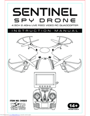 Sentinel Spy Drone 34923 Instruction Manual