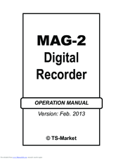 TS-market MAG-2 Operation Manual