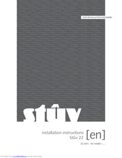 Stuv 22 Installation Instructions Manual