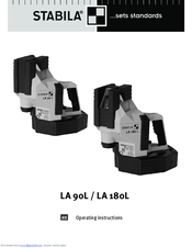 Stabila LA 180L Operating Instructions Manual