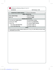 LG LDE3035SW Owner's Manual