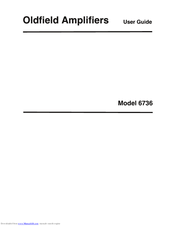 Oldfield 6736 User Manual