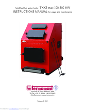 Termomont TKK3 max 250 Instruction Manual