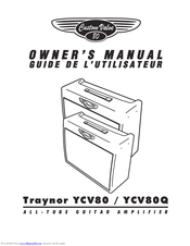 Custom Valve 80 Traynor YCV80 Owner's Manual