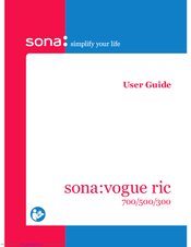Sona vogue ric 700 User Manual