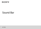 Sony HT-ST9 Operation Manual