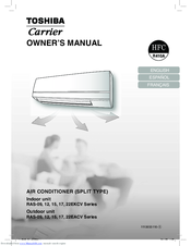 Carrier RAS-12EACV Series Owner's Manual