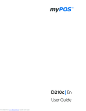myPOS D210c User Manual