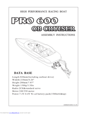 Anderson Model Pro 600 Assembly Instructions Manual