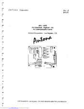Antona ANC-1055 User Manual