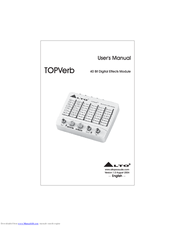 Alto TOPVerb User Manual