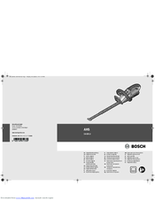 Bosch AHS 54-20 LI Original Instructions Manual