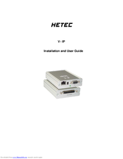 HETEC V-IP Installation And User Manual