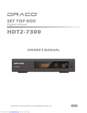 Draco HDT2-7300 Owner's Manual