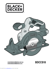 Black & Decker BDCCS18 Product Manual