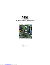 MSI MS-6532 Instruction Manual