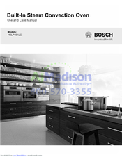 Bosch Benchmark HSLP451UC Use And Care Manua