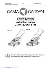 Gama Garden GLM 51BS Instruction Manual
