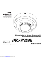 Silent Call Communications SD4-SS Installation And Operation Manual