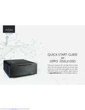 innuos OPPO 105EU Quick Start Manual