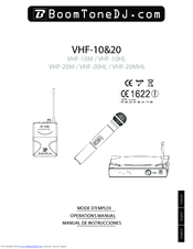 BoomToneDJ VHF-10HL Operation Manual