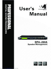 Marani DPA-260A User Manual
