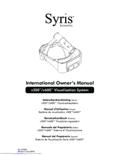 Syris v300TM Owner's Manual