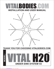 VitalBodies.com Vital H2O Installation And User Manual
