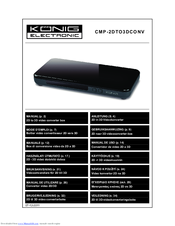 Konig CMP-2DTO3DCONV User Manual