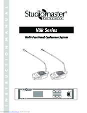 Studiomaster Vak 10d Instruction Manual