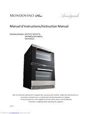 Avangarde Mondovino Plus MVP48DSL Instruction Manual