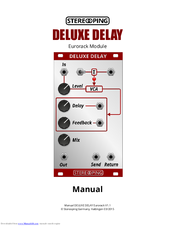 Stereoping DELUXE DELAY Manual