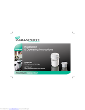 Aquaport AQP-DCR-DAO Installation And Operating Instrictions