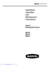 AGA marvel M36TF Instruction Manual