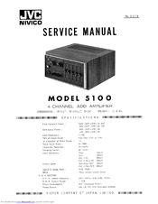JVC 5100 Service Manual