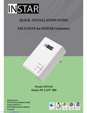 Instar IN-LAN 500 Quick Installation Manual