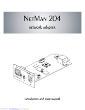NetMan 204 Installation And User Manual
