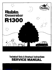 Robin R1300 Service Manual