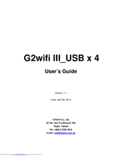 3Jtech G2wifi III_USBx4 User Manual