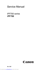 Canon iPF700 Service Manual