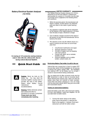 Associated 12-1012 Quick Start Manual
